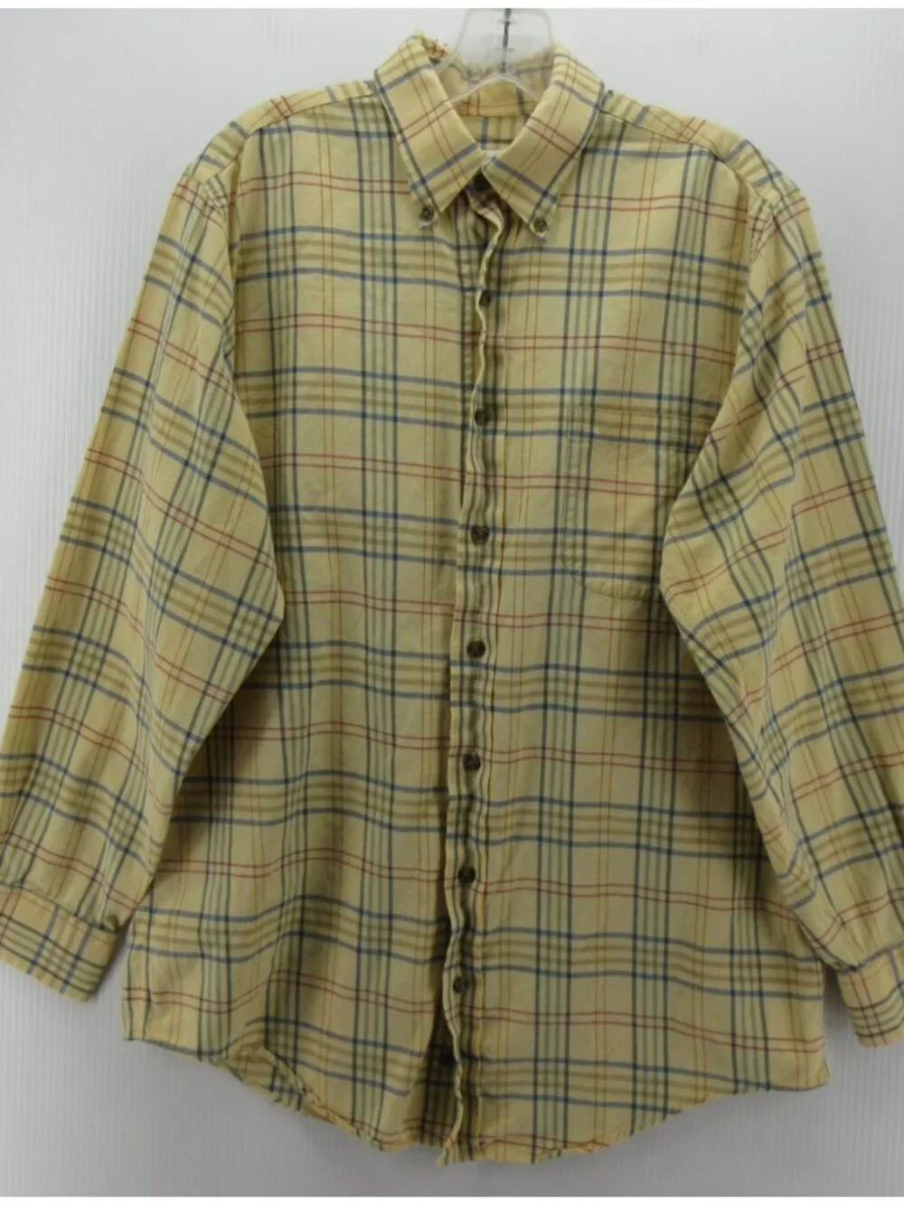 VINTAGE Viyella Shirt Medium Wool Blend Button Down Plaid Heritage * - Picture 1 of 11